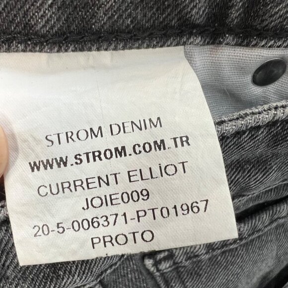 NWOT Joie High Rise Split Hem Flare Leg Jeans Gray 27 Waist Long 35" Inseam - Picture 8 of 10